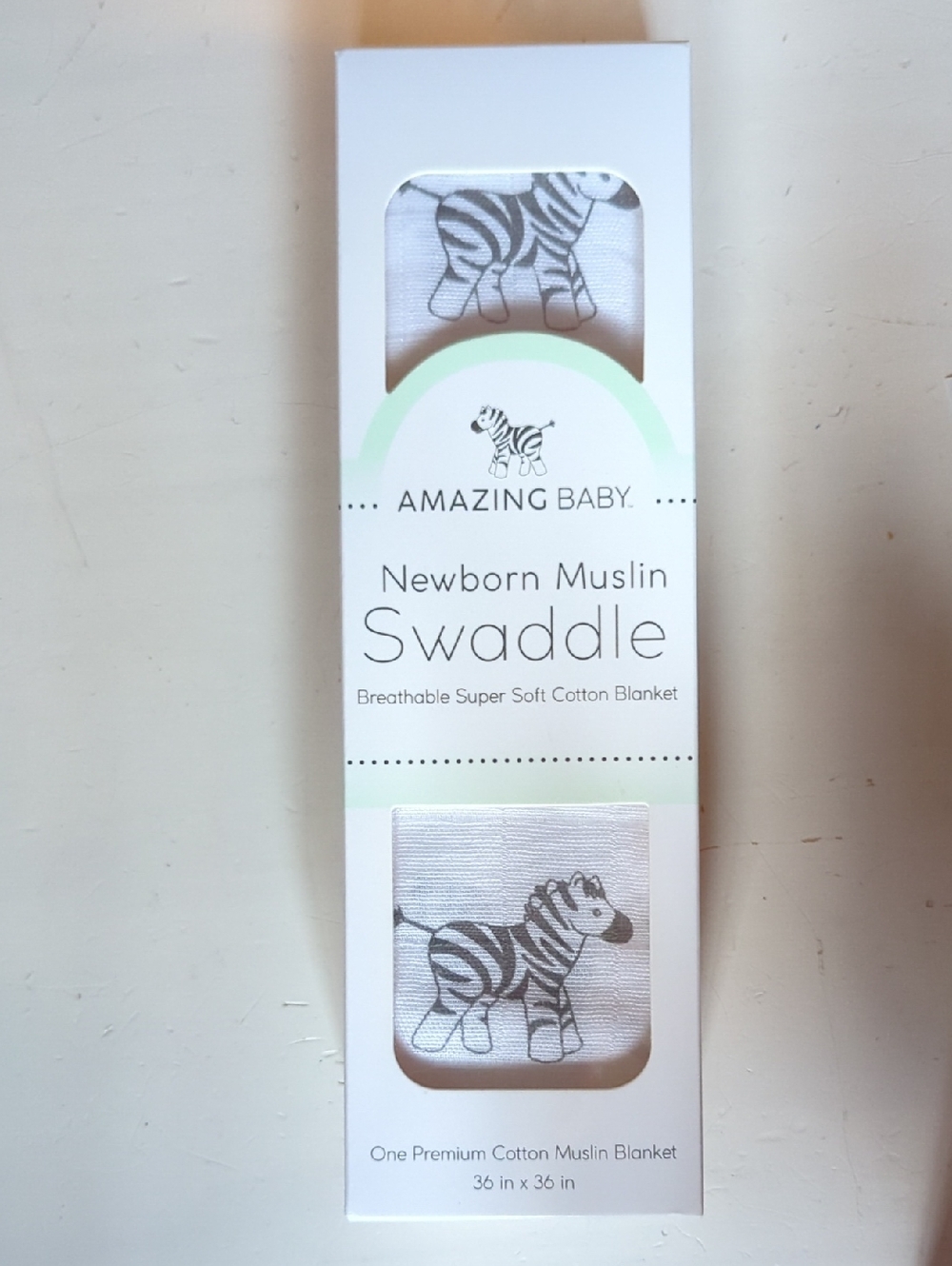 New Amazing Baby Muslin Swaddle Zebra Blanket